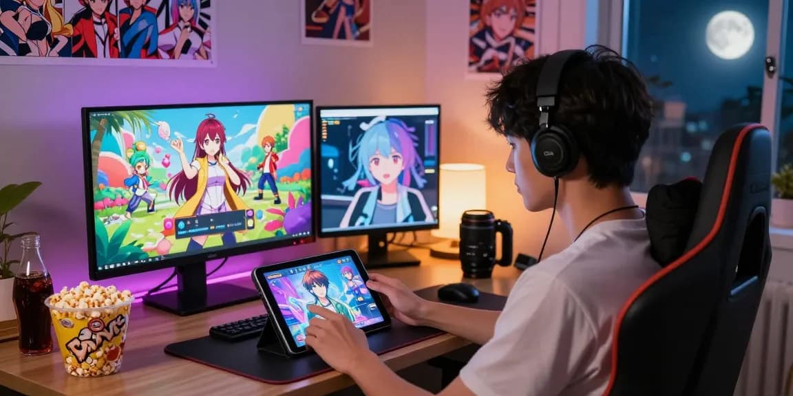 Engaging hentaigame scene showcasing interactive gameplay with vibrant characters and cozy atmosphere.