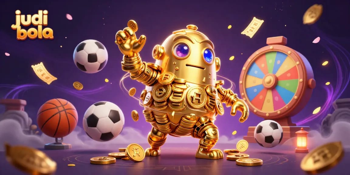 Experience judi bola with excitement as the golden golem and vibrant betting elements come alive in dynamic action.