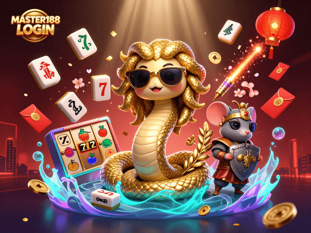 Engage with MASTER188 LOGIN through vibrant slot game visuals and dynamic animated characters.