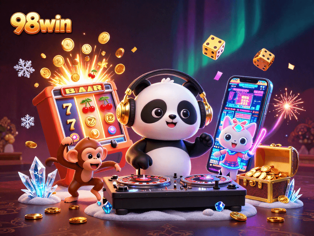 Win big at 98win with exciting games, dynamic characters, and vibrant casino energy.