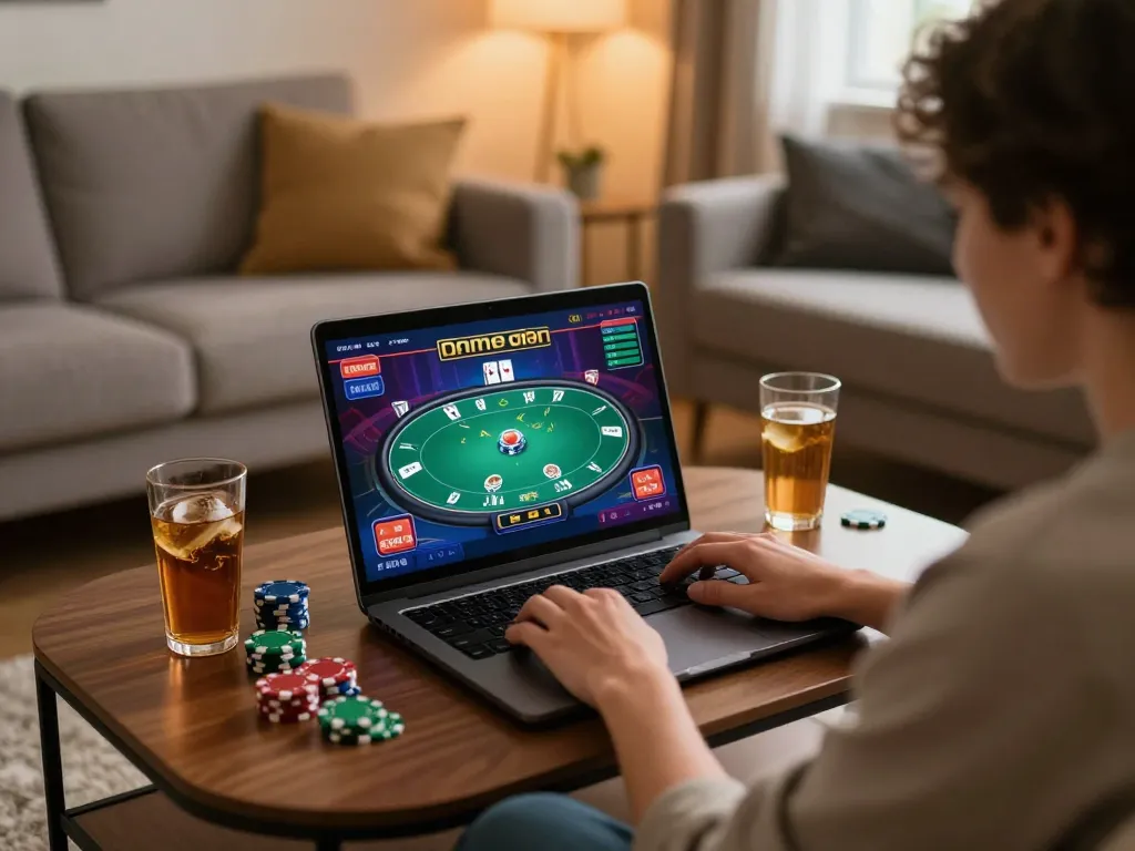 Enjoy exciting online gaming with 888b while playing poker in a cozy setting