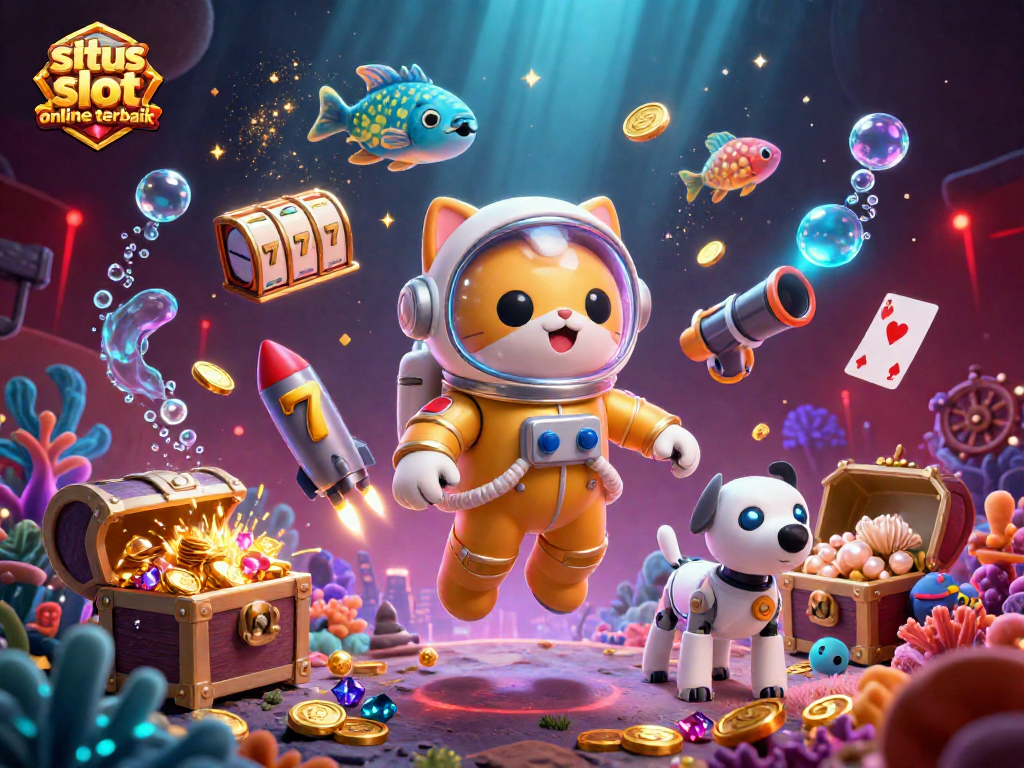 Gali jackpot di situs slot online terbaik dengan ilustrasi mengesankan dari sarana permainan.