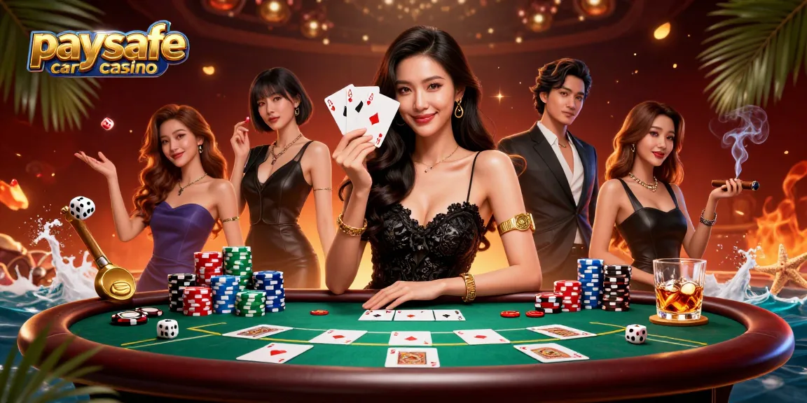 Gewinnen Sie groß in einem Paysafe Card Casino mit atemberaubender Poker-Atmosphäre und Spielablauf.