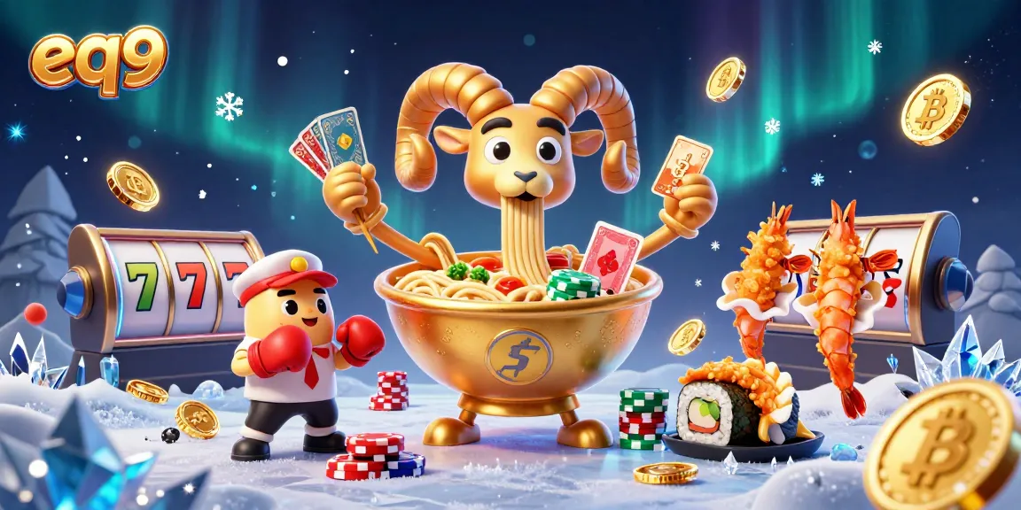 Experience thrilling gameplay at eq9 with animated characters and vibrant casino elements.