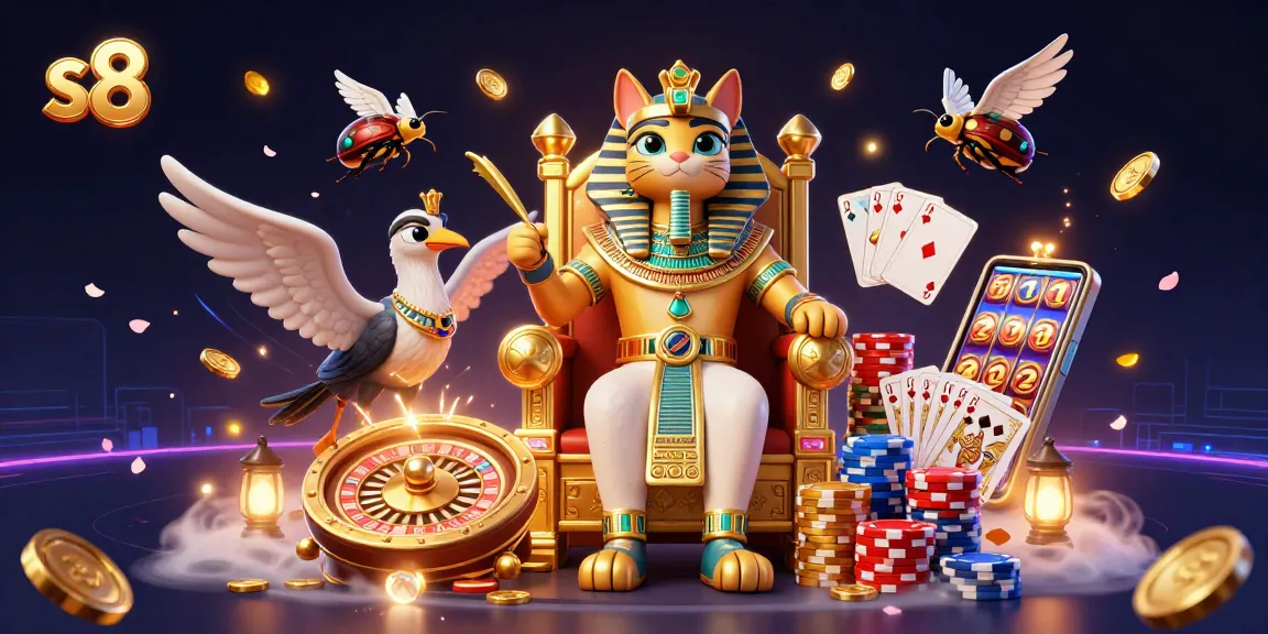 Explore winning strategies with S8, featuring exciting casino elements like slots and roulette.