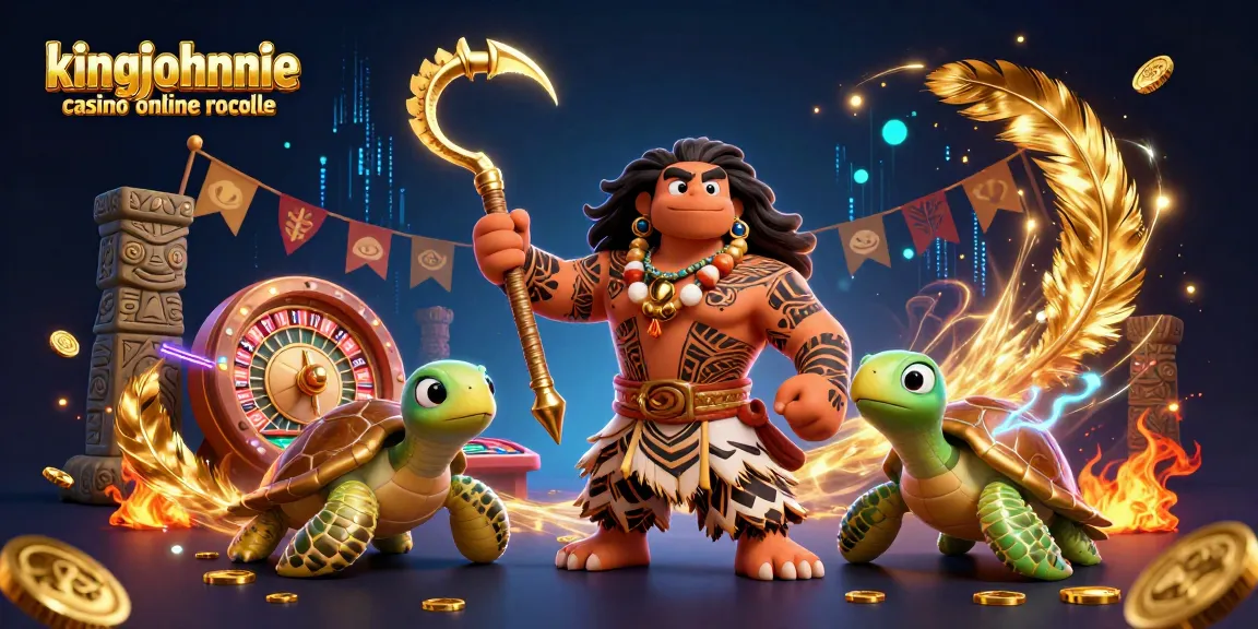 Engage in kingjohnnie casino online roulette with vibrant scenes of mystical characters and dynamic game elements.