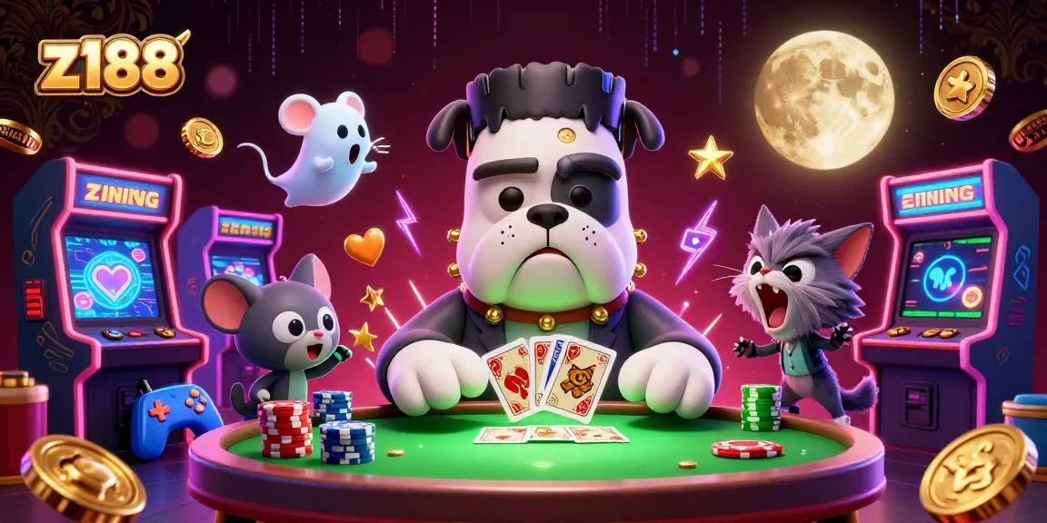 Play thrilling games at z188 with spirited characters and an exciting casino atmosphere.