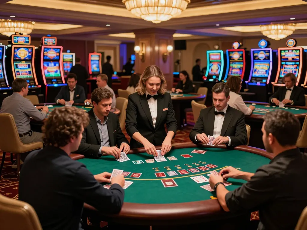 Experience thrilling blackjack gameplay at 98win vin casino with professional dealers and vibrant atmosphere.