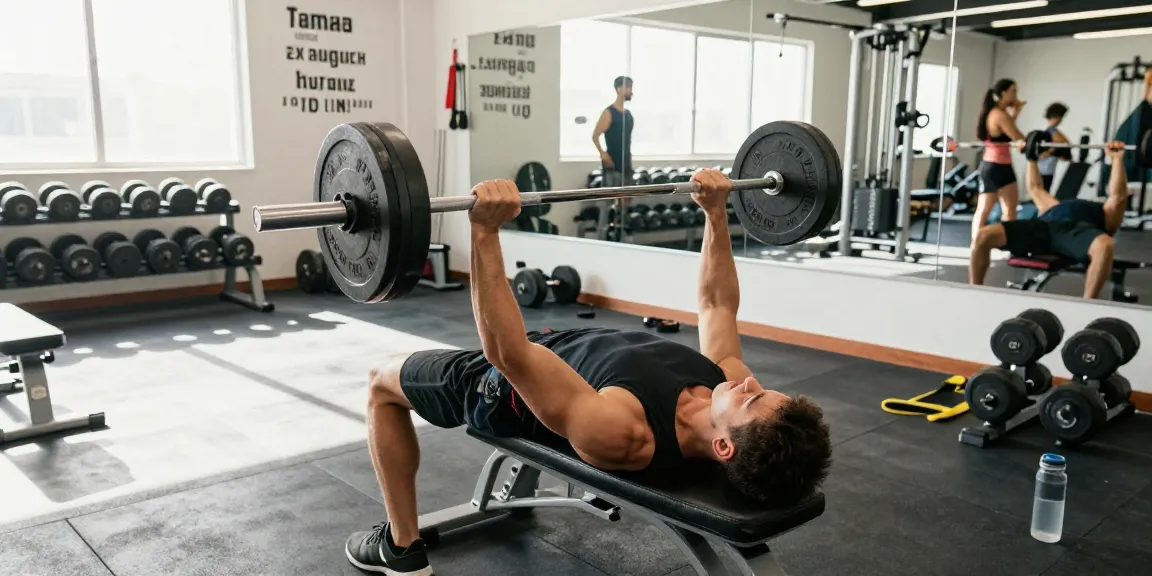 Anabolika Shop showcasing an athlete focused on strength training in a vibrant gym setting with equipment.