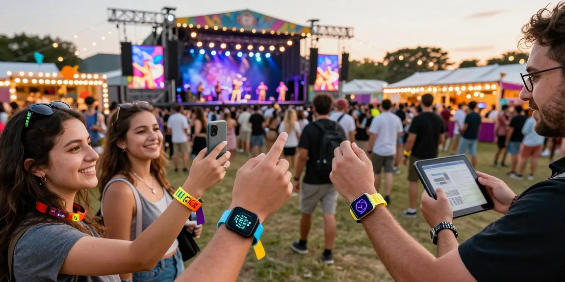 Experience seamless access and payments with pulseras con chip para festivales at vibrant outdoor events.