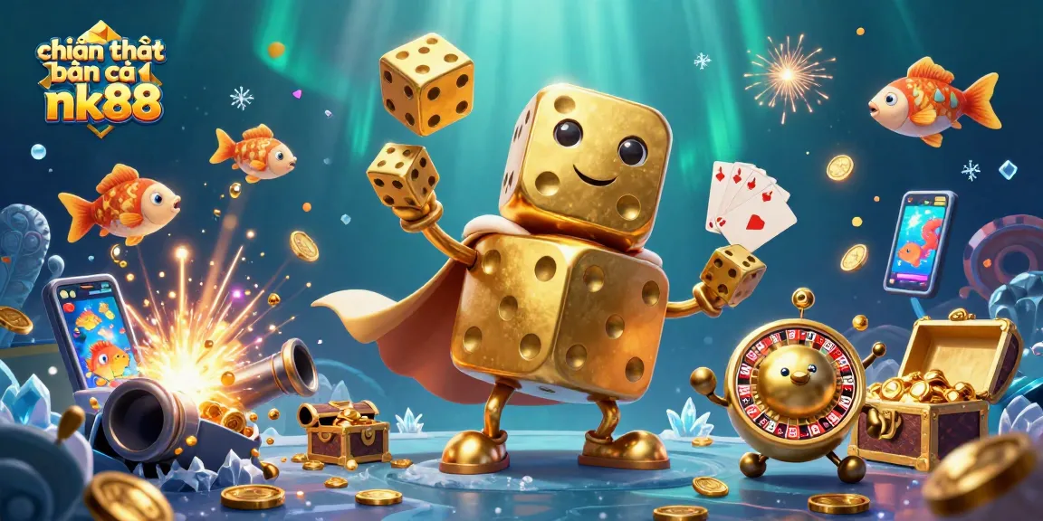 Master the chiến thuật bắn cá nk88 with this vibrant, action-filled illustration showcasing dynamic fish hunting strategies.
