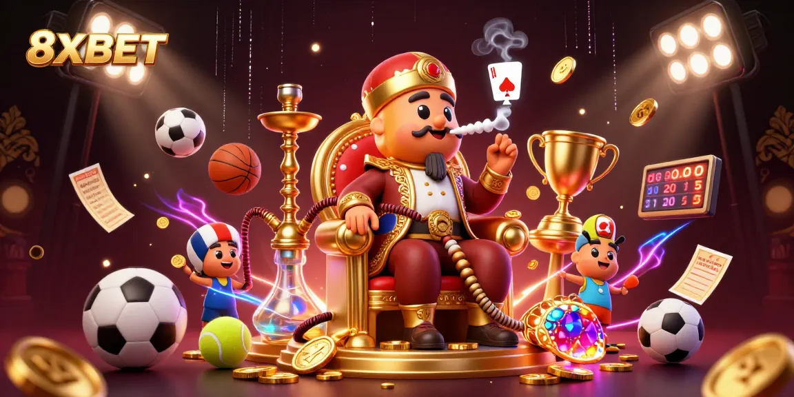 Experience thrilling wins at 8XBET with vibrant casino elements and exciting sports action.