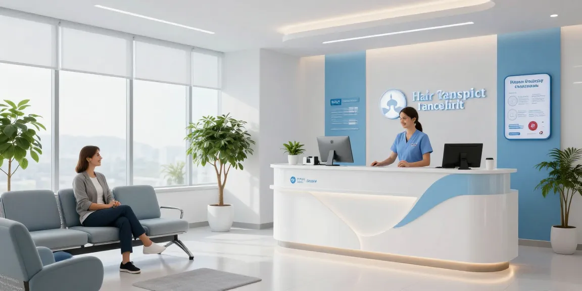 Hair transplant turkey services in a welcoming health clinic during patient consultation.