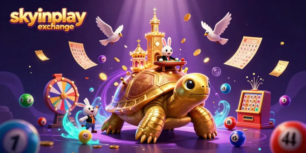 Experience the excitement of winning with skyinplay exchange amid vibrant casino elements.