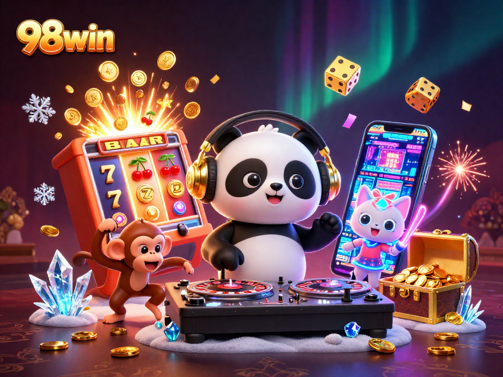 Win big at 98win with exciting games, dynamic characters, and vibrant casino energy.