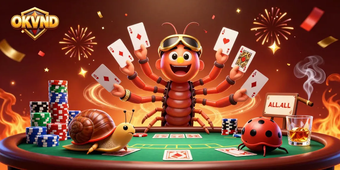 Engage in thrilling gaming experiences at OKVND with unique dealer elements and exciting card plays.