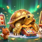 Play slot gacor malam ini with excitement as fun animals enjoy a vibrant 3D gaming scene.