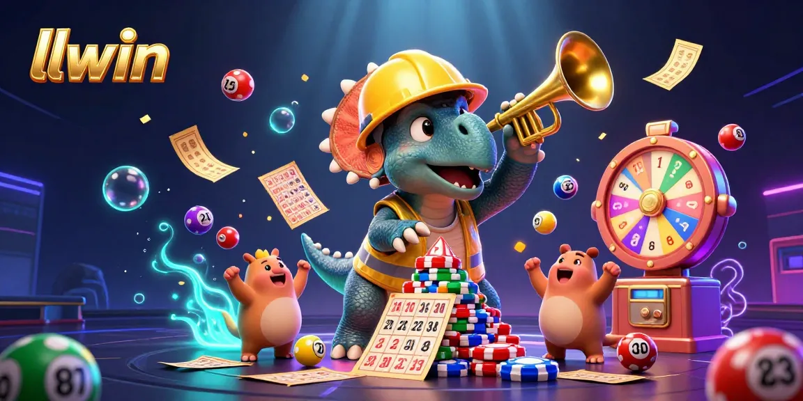 Engage with llwin in an exciting 3D cartoon-themed casino adventure featuring vibrant gaming elements.