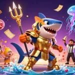 Experience the thrill of winning with Link vào TX88 in this vibrant underwater casino scene.