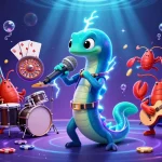 Experience thrilling gameplay at Sunwin Official in this vibrant 3D casino illustration.