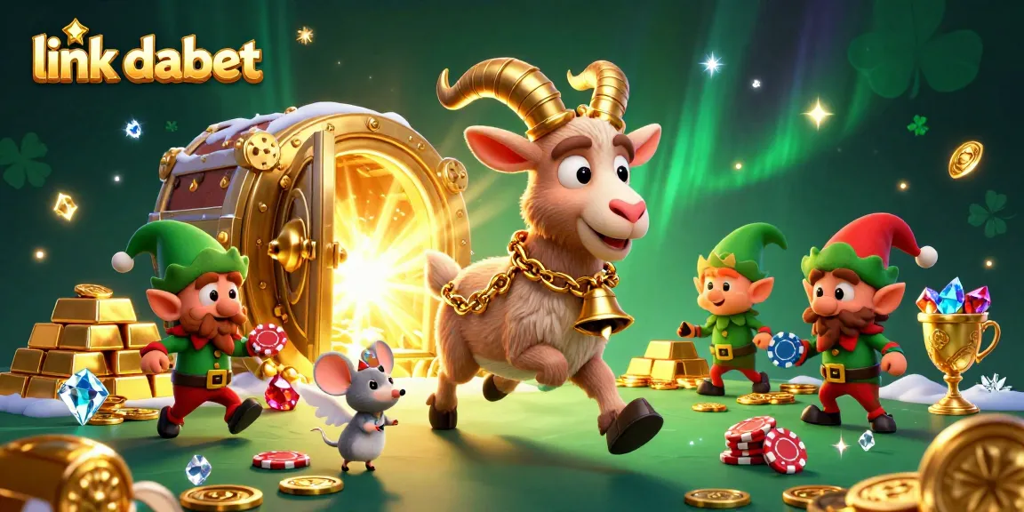 Discover magical gaming vibes with link dabet in this enchanting holiday horror casino scene.