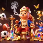 Experience the vibrant gambling scene at net88, where a hookah-master blends gaming and magic.