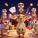 Engage in exciting gameplay with hii88 at a colorful casino run by playful meerkats.