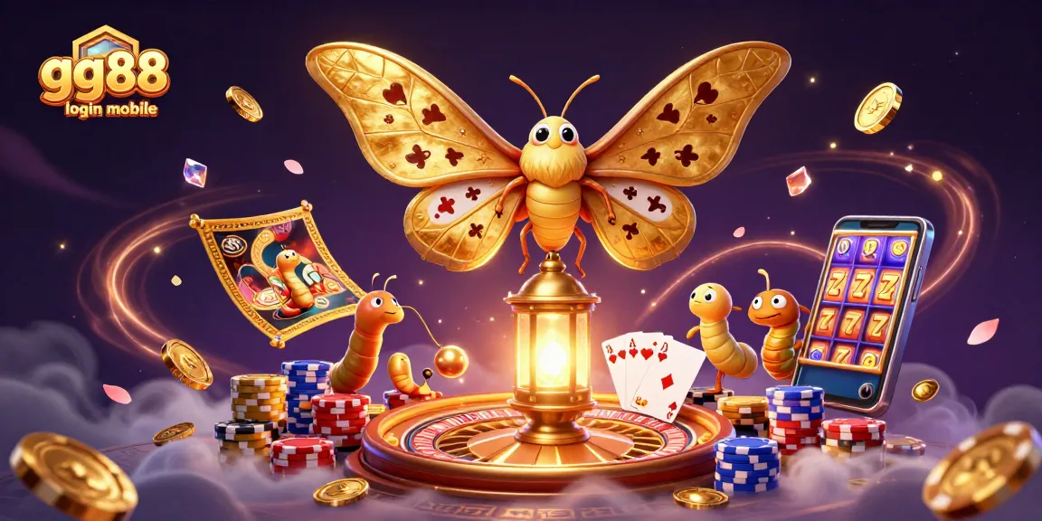 Win big with gg88 login mobile in a vibrant 3D casino scene featuring captivating elements.
