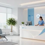 Hair transplant turkey services in a welcoming health clinic during patient consultation.