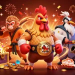 Experience the thrilling action at bolaslot99 link with dynamic casino characters and vibrant elements.