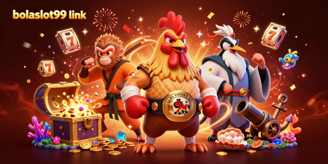 Experience the thrilling action at bolaslot99 link with dynamic casino characters and vibrant elements.
