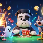 Engage in thrilling gaming at NBET, enjoying vibrant, dynamic casino entertainment with cartoon characters.
