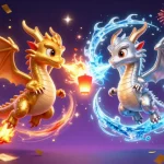 Experience the vibrant excitement of llwin with dynamic gaming elements and magical dragons.