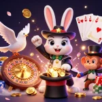 Join the excitement of hi88 đăng ký as a magician pulls golden coins amidst vibrant casino elements.