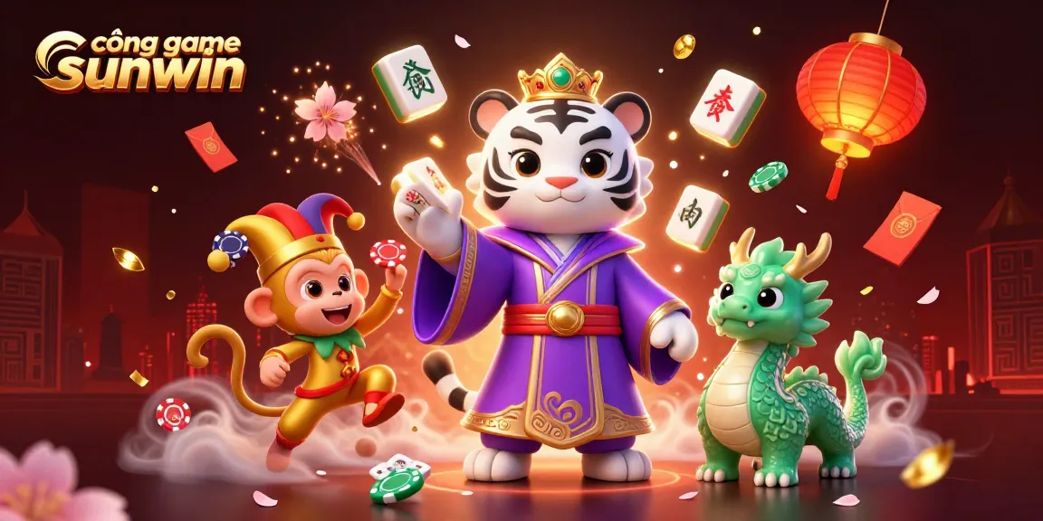 Experience the thrill at cổng game sunwin with vibrant characters and dynamic casino elements.